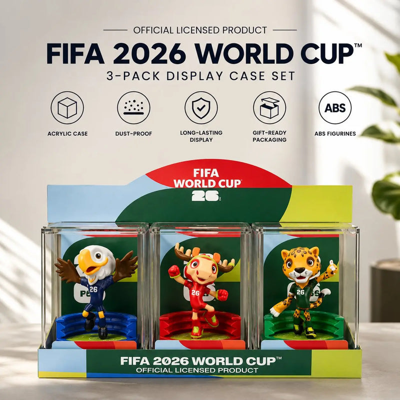 2026 FIFA World Cup™ Official Mascot Figurine Ultimate Collection | 9-Piece Complete Set · Opening Ceremony Limited Edition (2.4" ×6 + 3.5" ×3)