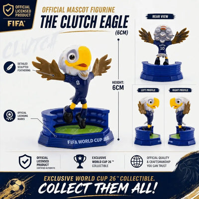 Set de Figuritas de la Mascota Oficial de la Copa Mundial de la FIFA 2026 | Set Tipo B de 2.4 pulgadas