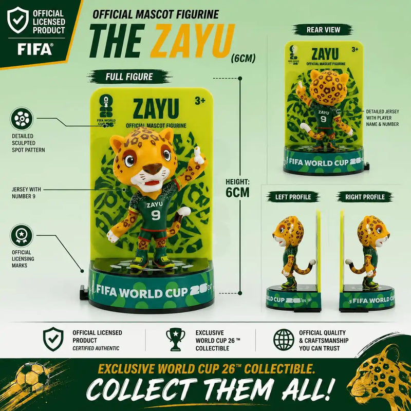 2026 FIFA World Cup Official Mascot Figurine Set | 2.4-inch Type A Set