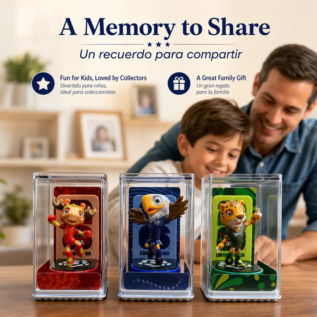 2026 FIFA World Cup Official Mascot Figurine Set | 2.4-inch Type A Set