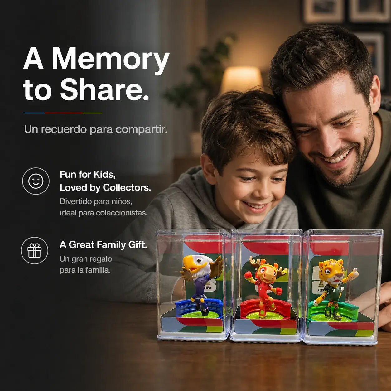 2026 FIFA World Cup Official Mascot Figurine Set | 2.4-inch Type B Set