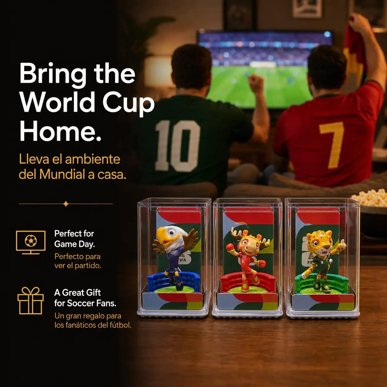 2026 FIFA World Cup Official Mascot Figurine Set | 2.4-inch Type B Set