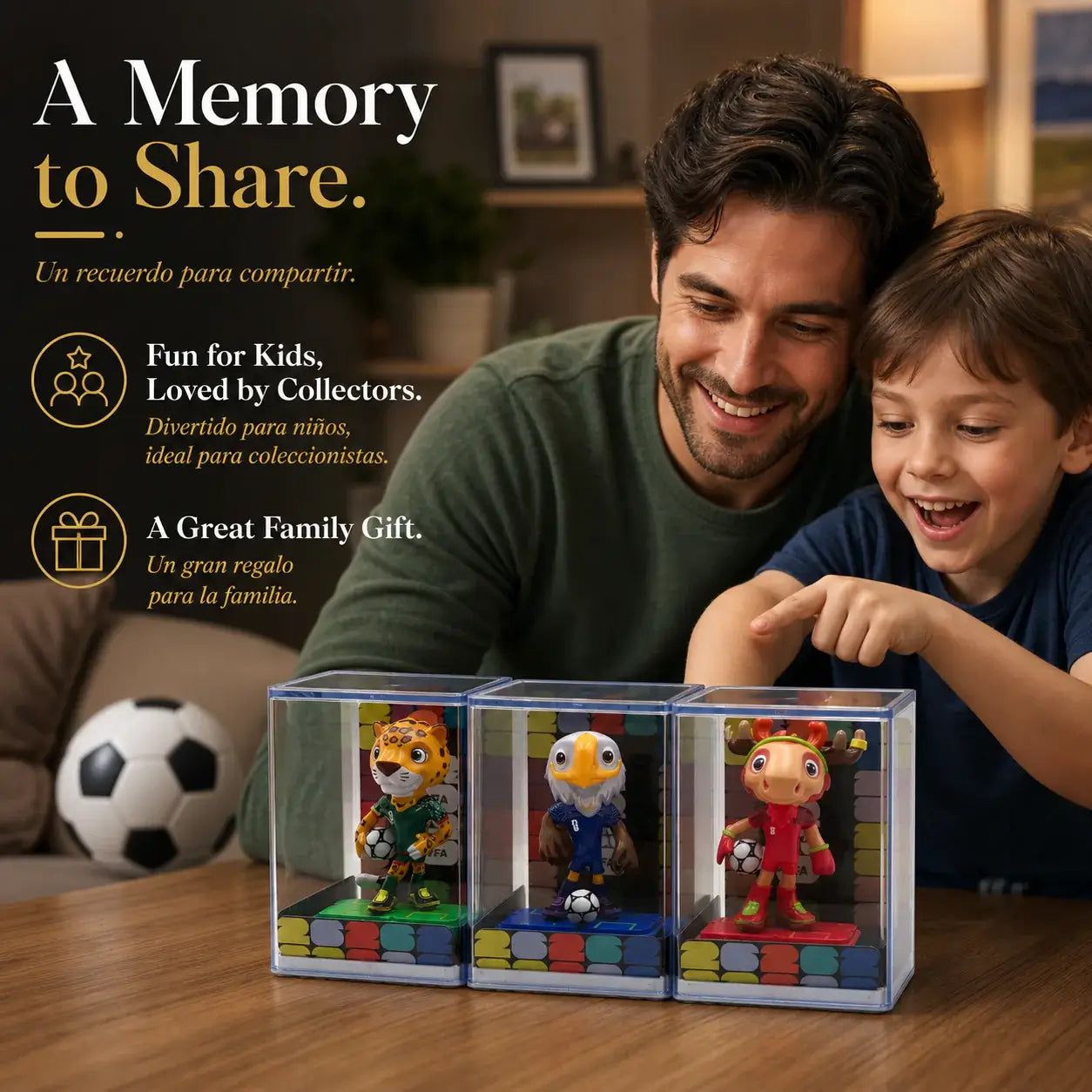 2026 FIFA World Cup™ Official Mascot Figurine Ultimate Collection | 9-Piece Complete Set · Opening Ceremony Limited Edition (2.4" ×6 + 3.5" ×3)