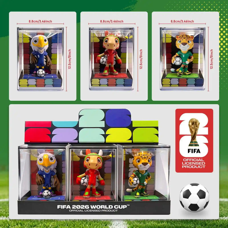 2026 FIFA World Cup Official Mascot Figurine Set | 3.5-inch