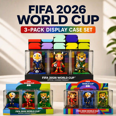 2026 FIFA World Cup™ Official Mascot Figurine Ultimate Collection | 9-Piece Complete Set · Opening Ceremony Limited Edition (2.4" ×6 + 3.5" ×3)