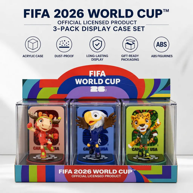 2026 FIFA World Cup™ Official Mascot Figurine Ultimate Collection | 9-Piece Complete Set · Opening Ceremony Limited Edition (2.4" ×6 + 3.5" ×3)